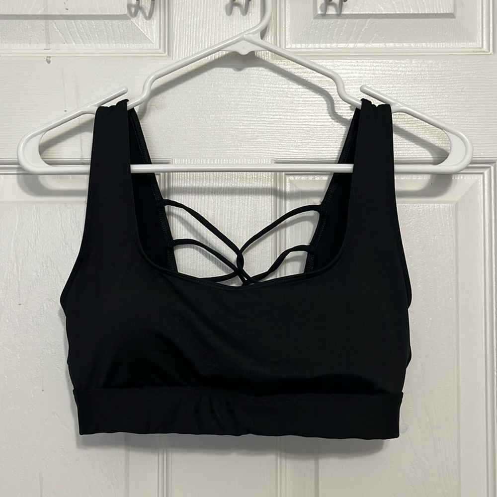 Black Sports top- PINK brand EUC